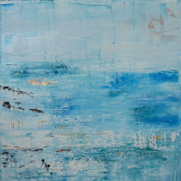 Abstract Art Summer Blue Themed