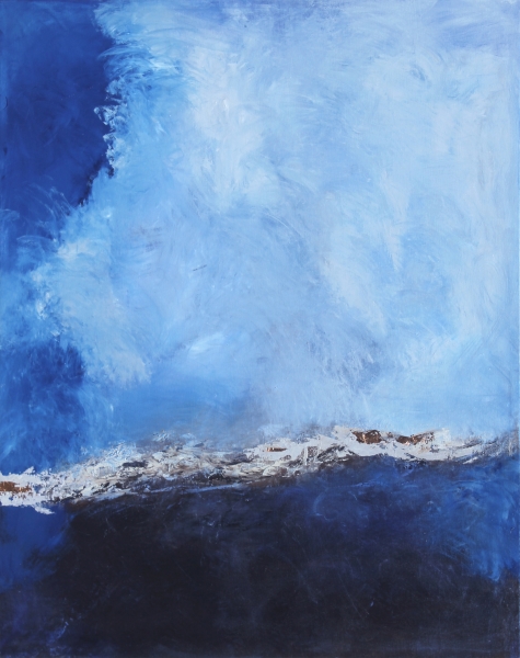 Abstract Art Blue Thunder