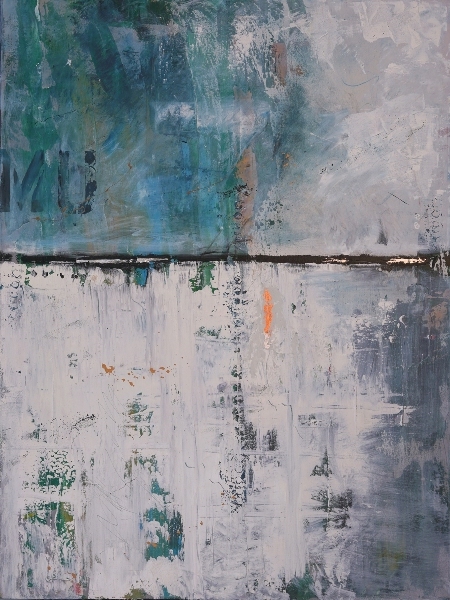 Faded Blue | Oil on Canvas