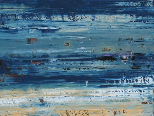Beach abstract art