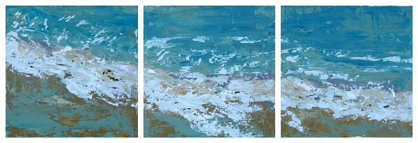 Beach abstract art