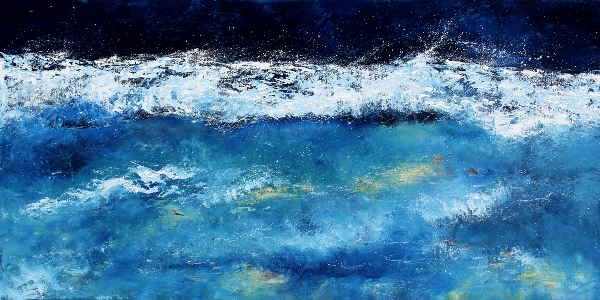 Beach abstract art
