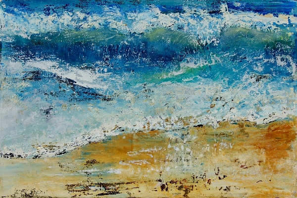 Beach abstract art